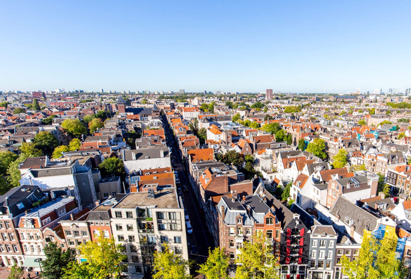 Nederlandse woningen vanuit de lucht